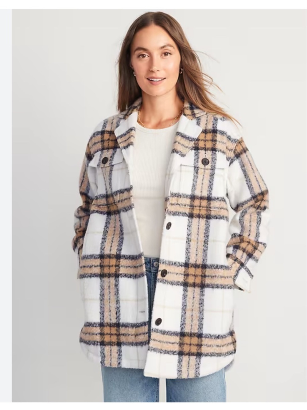 Old Navy Plaid Shacket